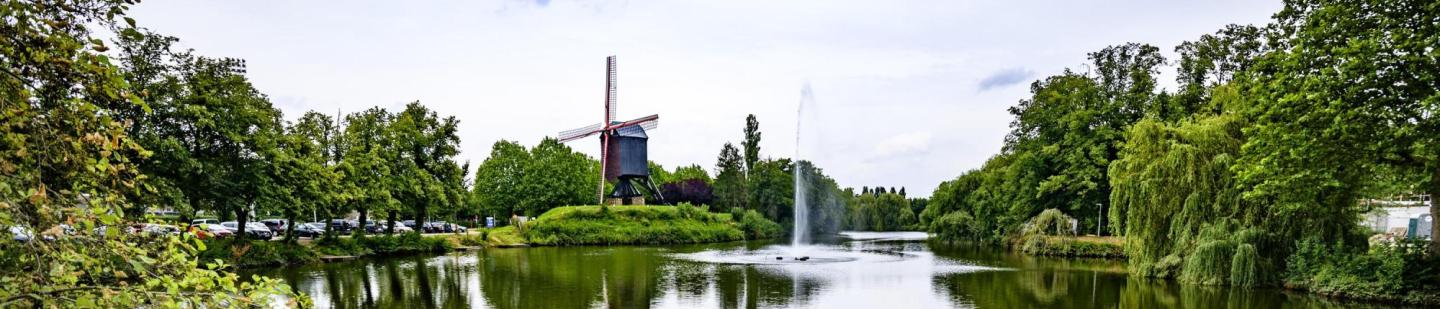 Lindenmolen in het Provinciedomein Halve Maan