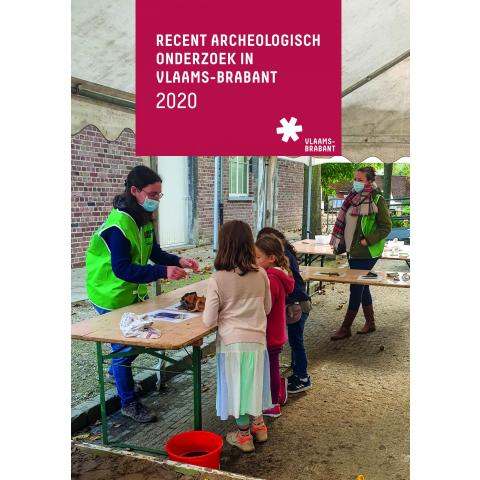 Cover van de brochure recent archeologisch onderzoek in Vlaams-Brabant