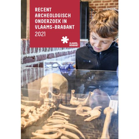 Cover van de brochure recent archeologisch onderzoek in Vlaams-Brabant 2021