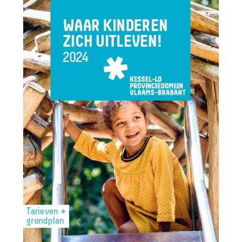 Cover folder wegwijs in Provinciedomein Kessel-Lo 2024