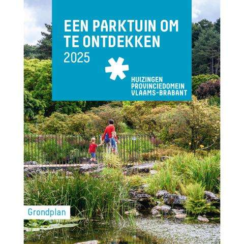 Cover folder wegwijs in Provinciedomein Huizingen 2025