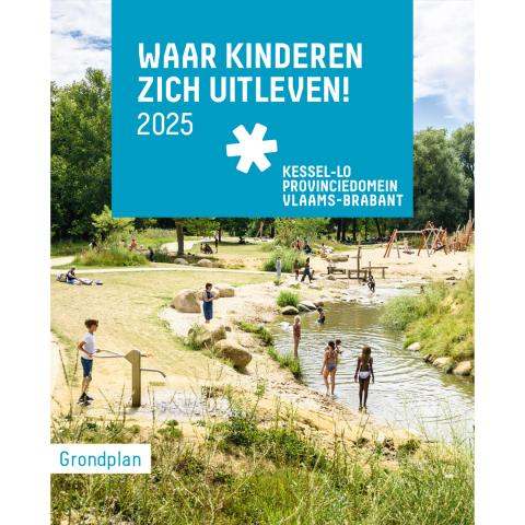 Cover folder wegwijs in Provinciedomein Kessel-Lo 2025